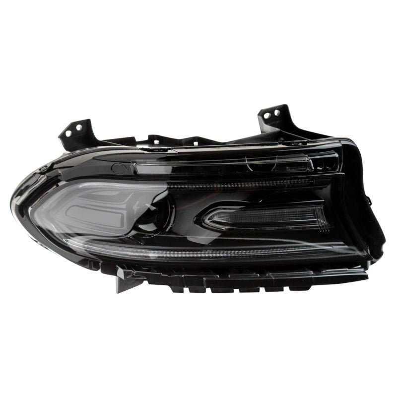 TRQ Passenger Side Headlight Assembly Halogen Compatible with 20182021 Dodge Charger CH2503337